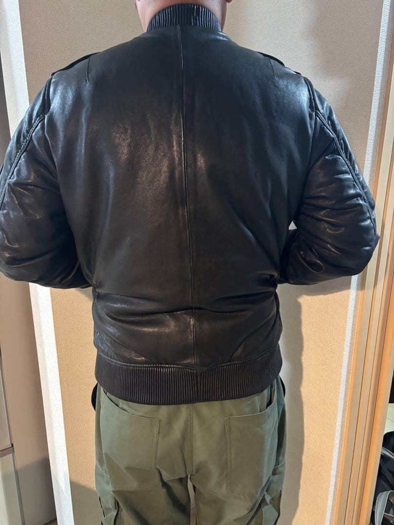 AVIREX FLY フライトレザージャケット　ラムレザー　本革　L-2B