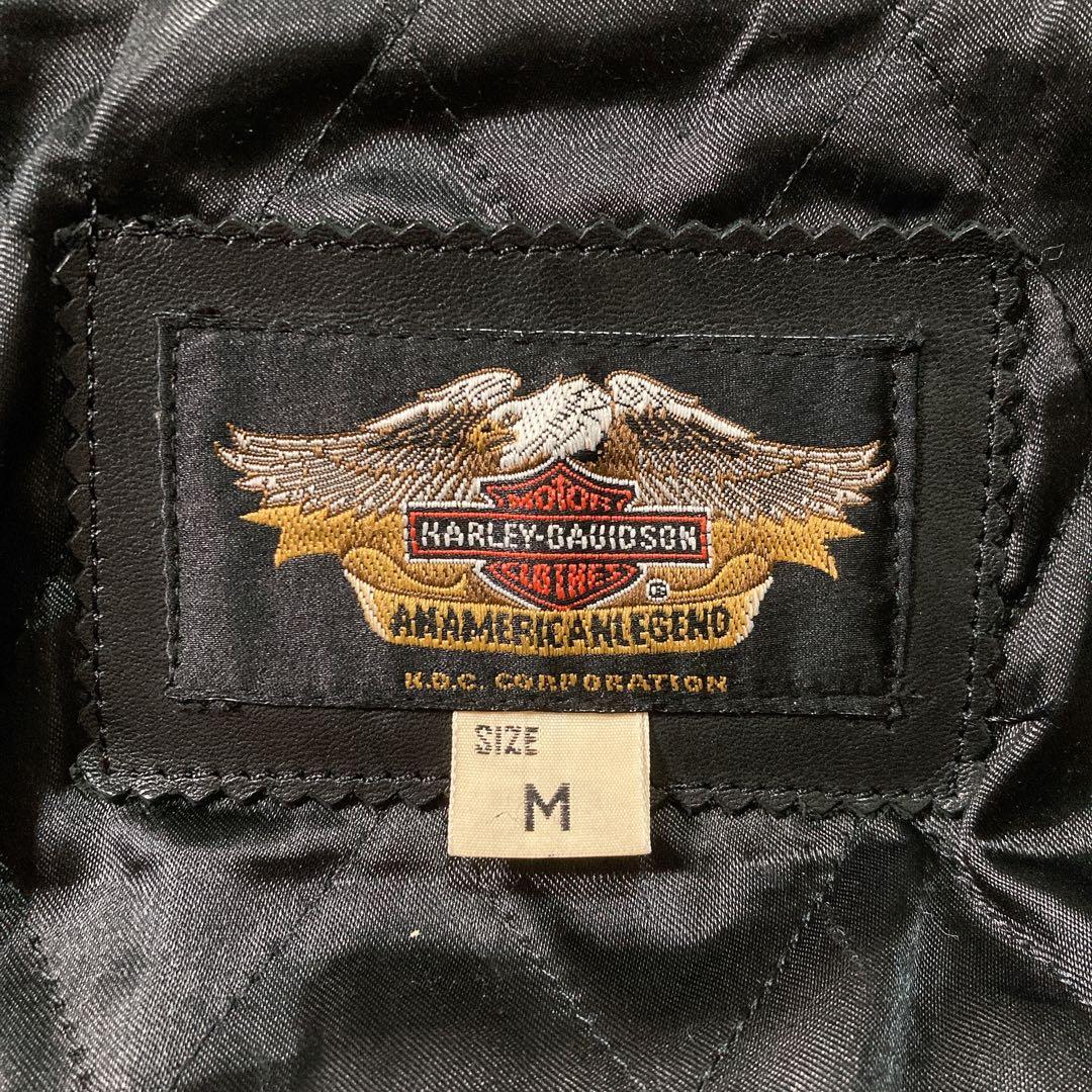 ハーレーダビッドソン ダブルライダースジャケット レザー L