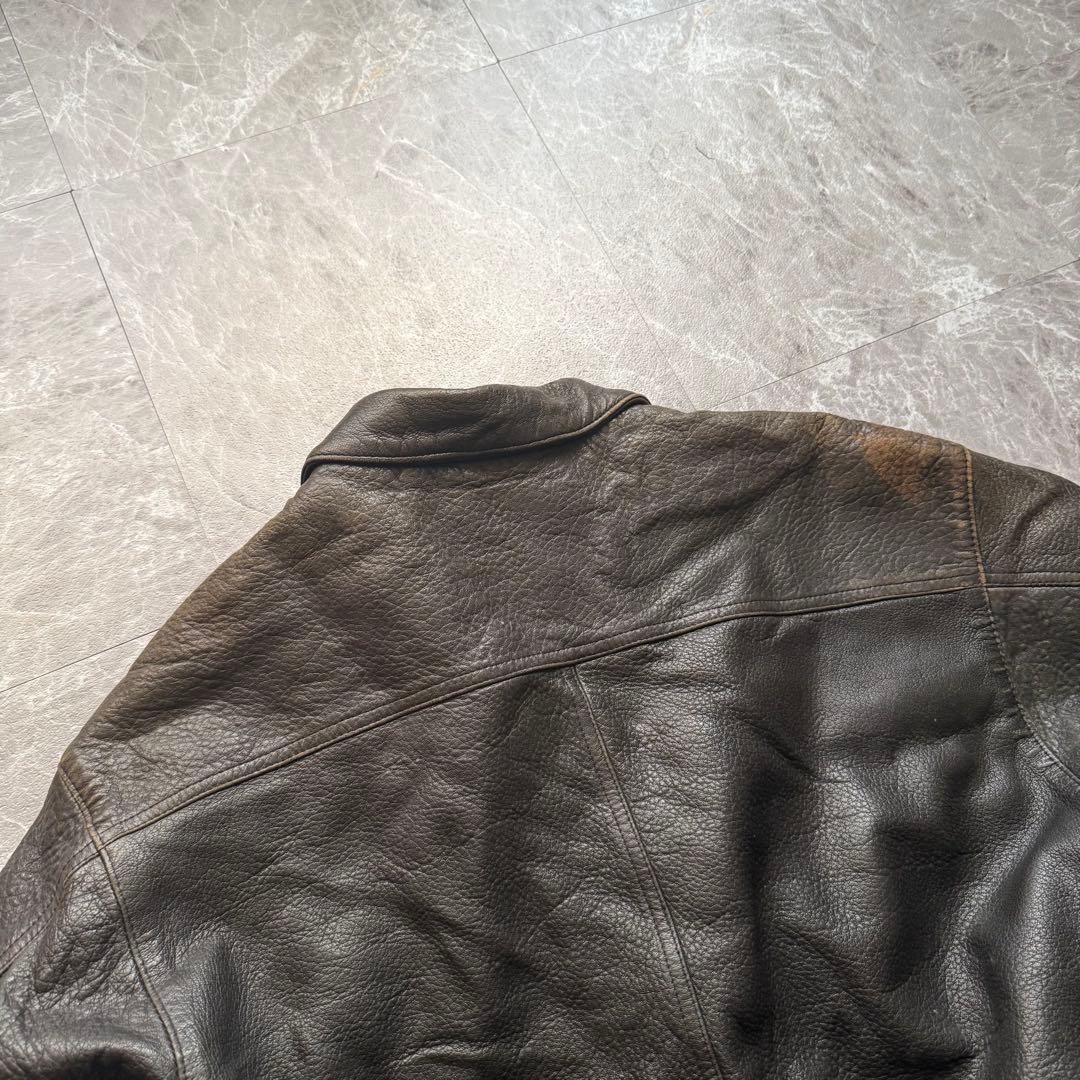 alexander julian real lether jacket 羊革