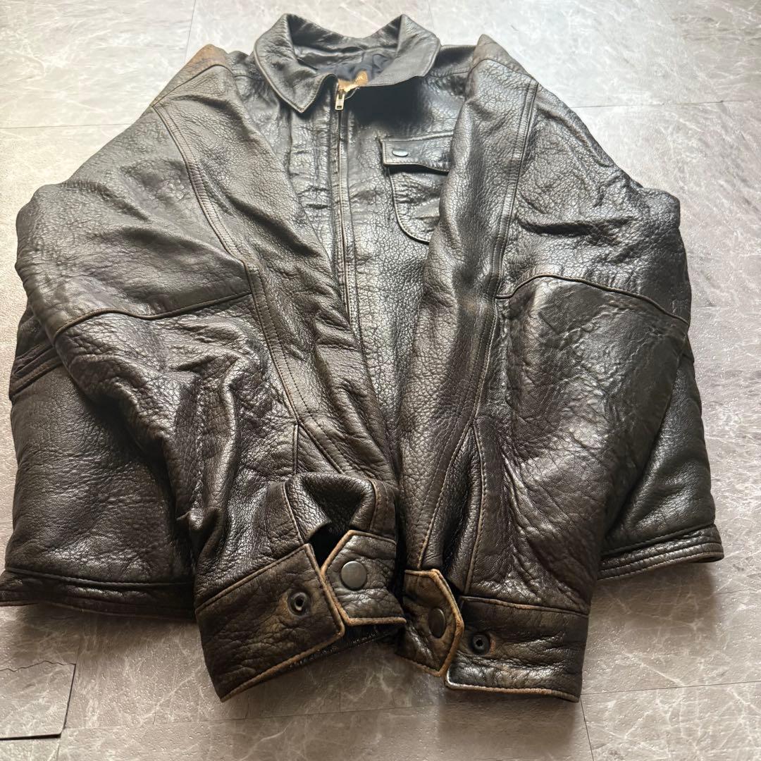 alexander julian real lether jacket 羊革