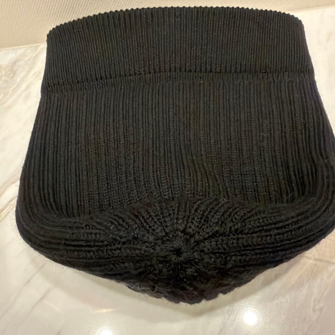 LOEWE ブラック ニット帽