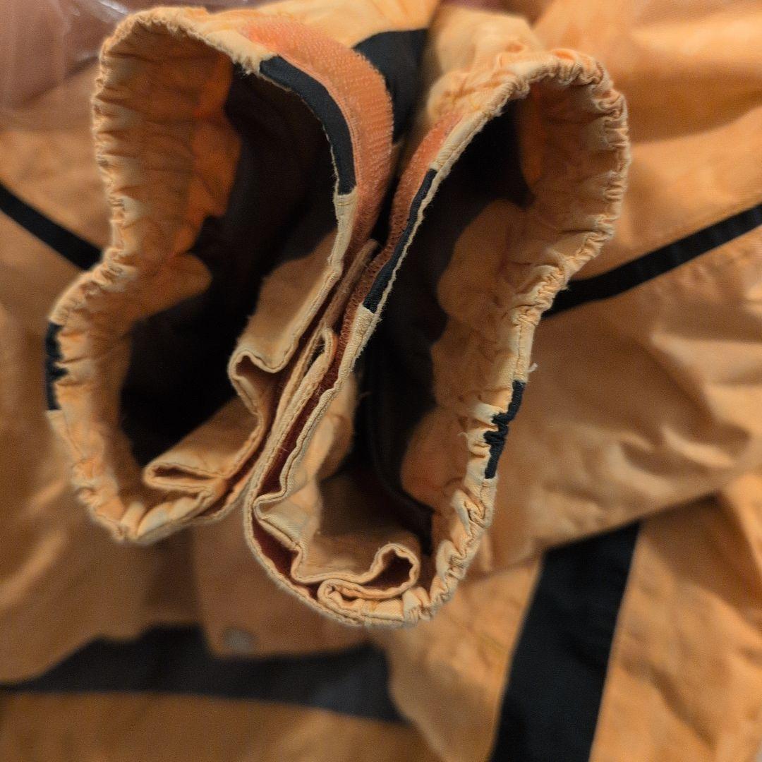 ミズノ スキーウェア 上下セット Sサイズ Volkswagenコラボ オレンジ