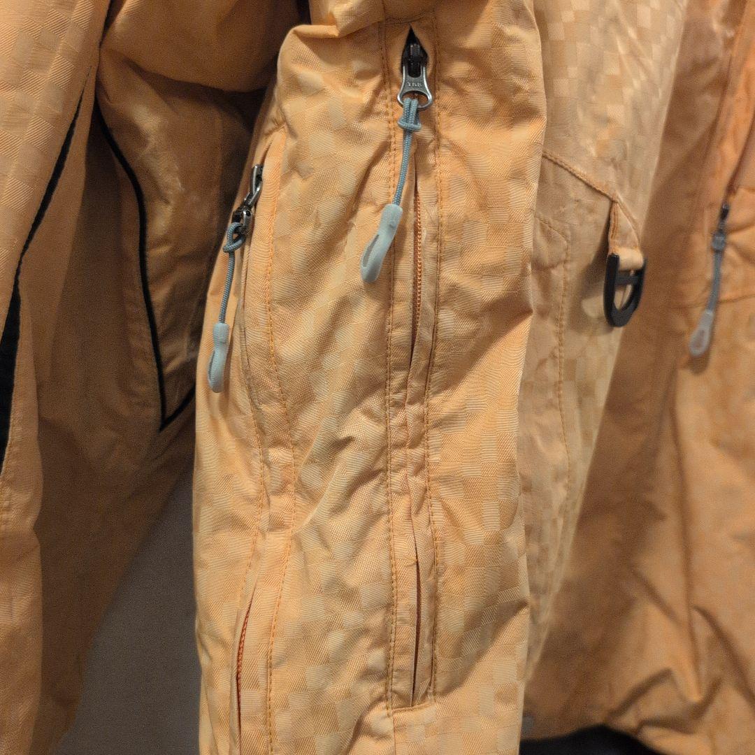 ミズノ スキーウェア 上下セット Sサイズ Volkswagenコラボ オレンジ