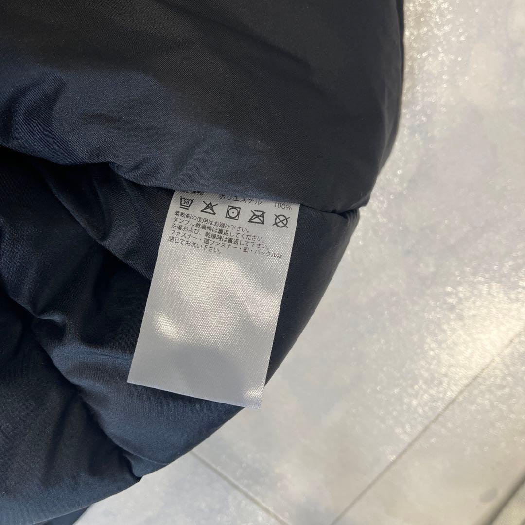 adidas アディダス　ベンチコート 黒/赤 フード付き　サイズL