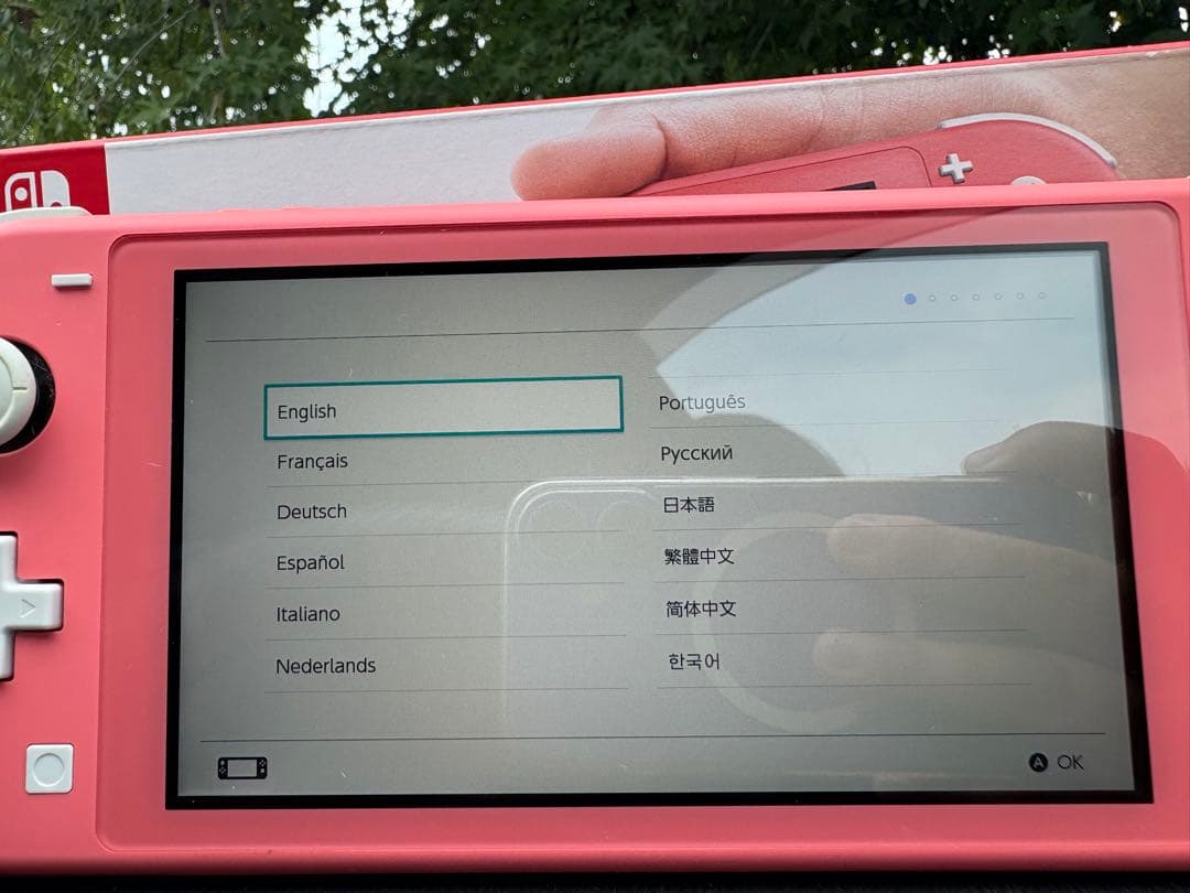 【オススメ】Nintendo Switch Lite コーラル　動作確認済
