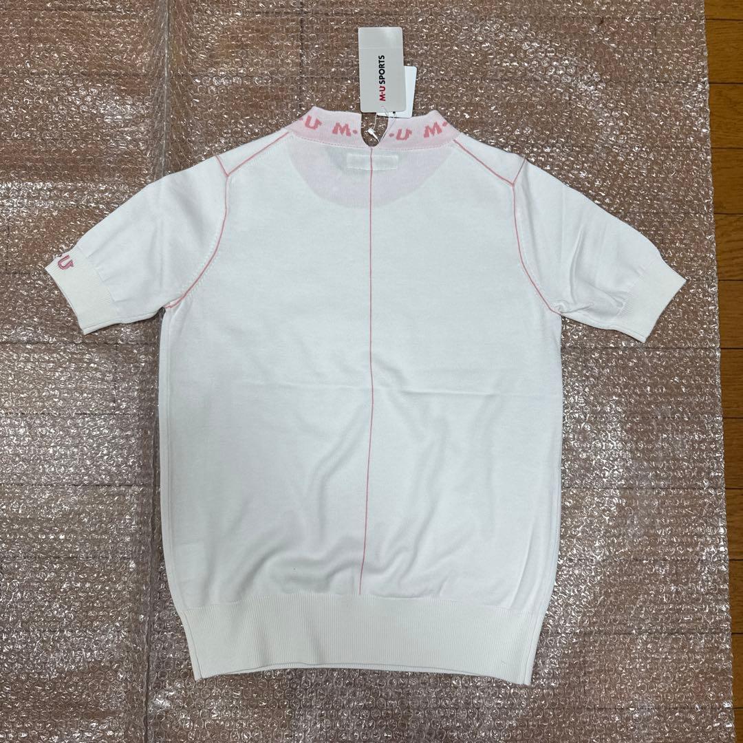 22日迄PEARLGATES他ロゴ刺繍ワッペンセーター＋シャツ2点新品未使用有