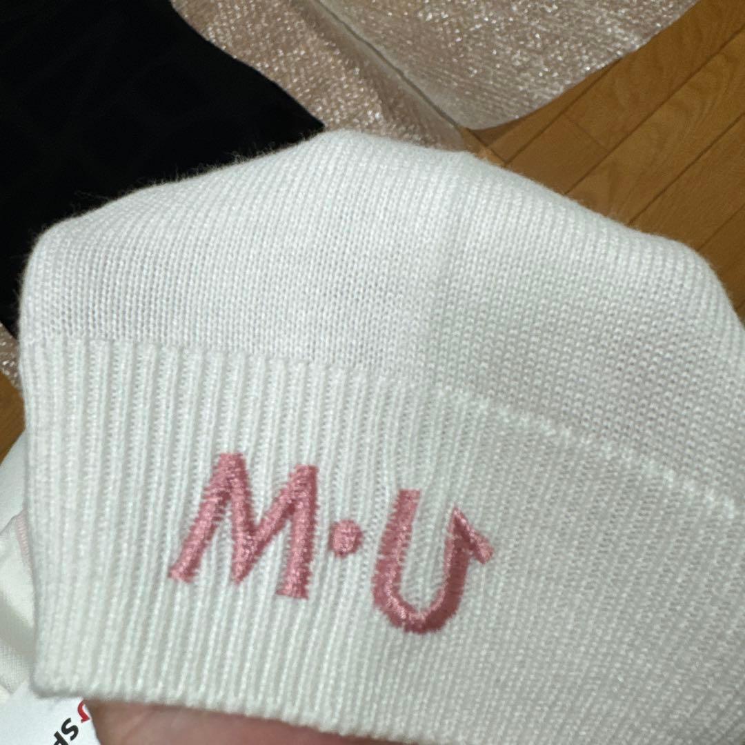 22日迄PEARLGATES他ロゴ刺繍ワッペンセーター＋シャツ2点新品未使用有