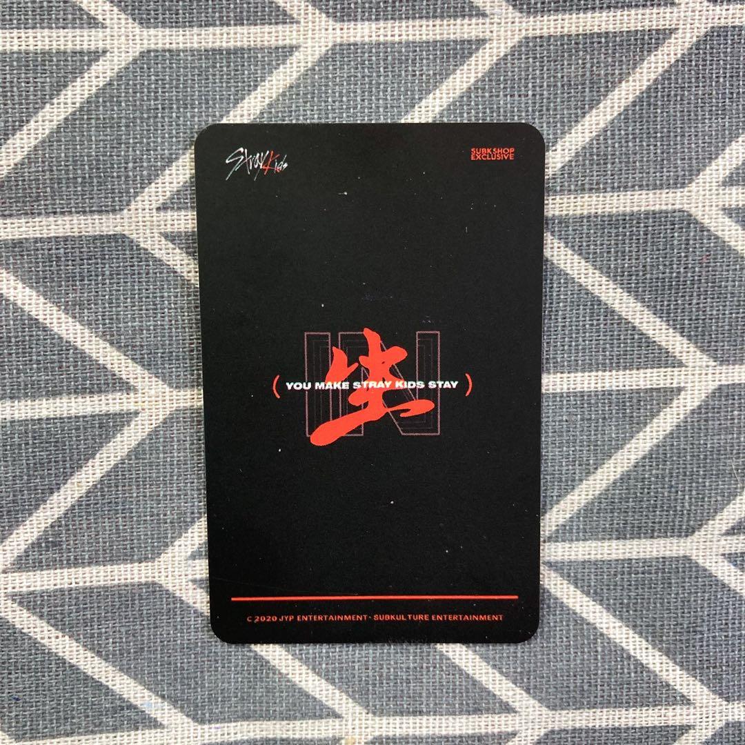 subk 特典  Stray Kids IN生 トレカ  ハン スキズ