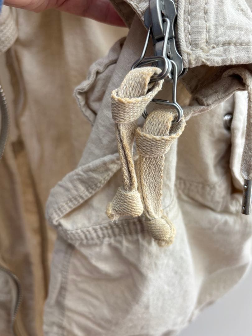 goa ダブルジップベスト 綿麻