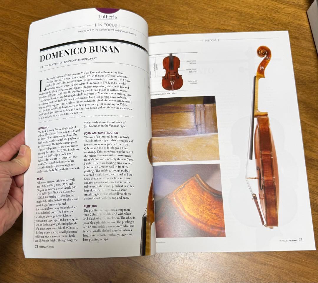 チェロヴァイオリンヴィオラIN FOCUS & Stradivari 書籍セット