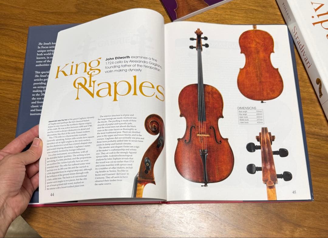 チェロヴァイオリンヴィオラIN FOCUS & Stradivari 書籍セット