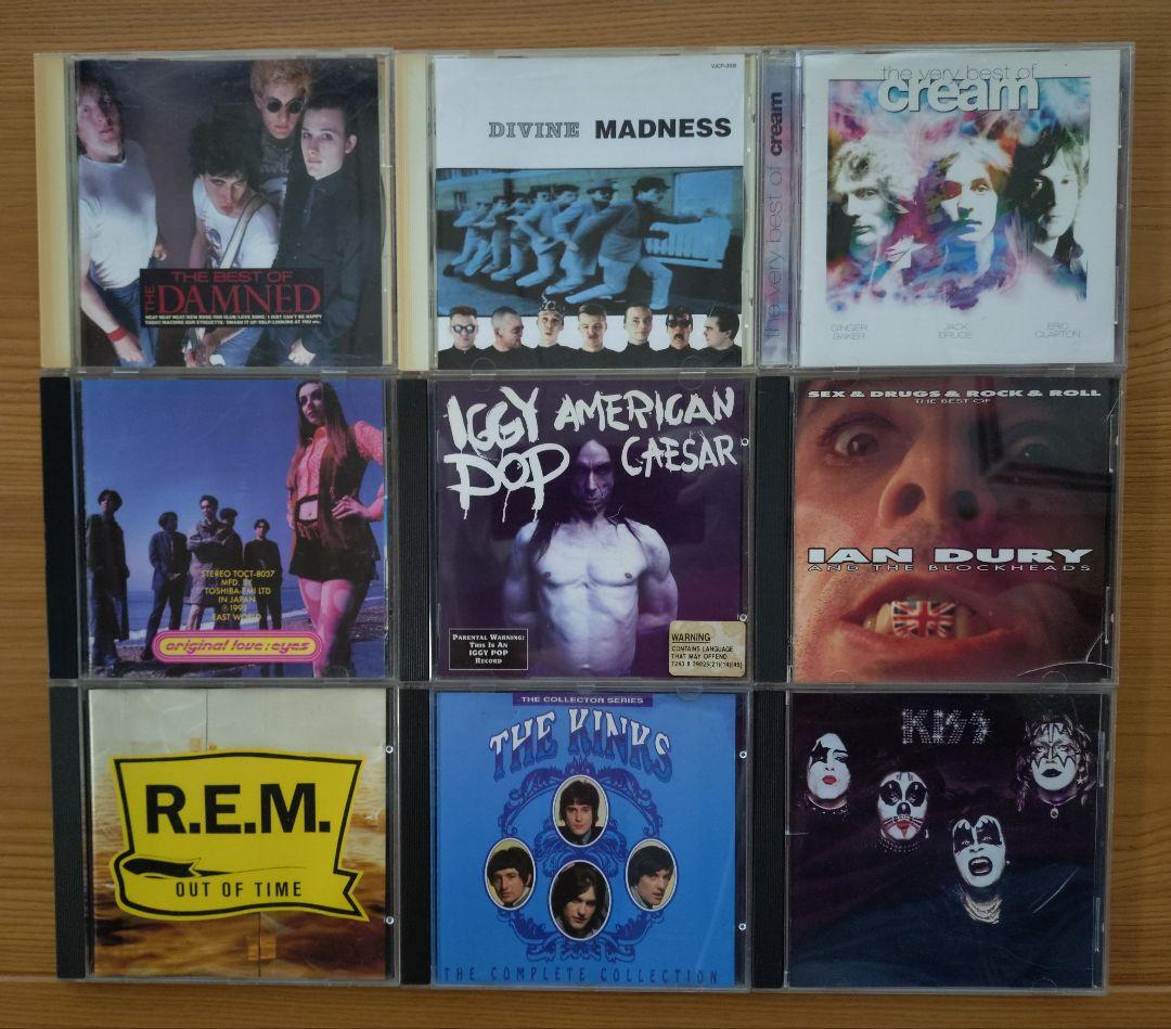 中古品CDまとめ売り44枚、ハード・パブ・パンクロック・他