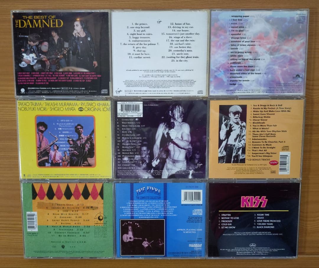 中古品CDまとめ売り44枚、ハード・パブ・パンクロック・他