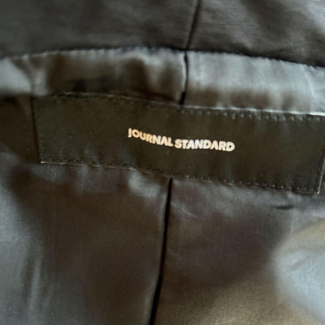 JOURNAL STANDARD グログランフードショートコート　M ブラック系
