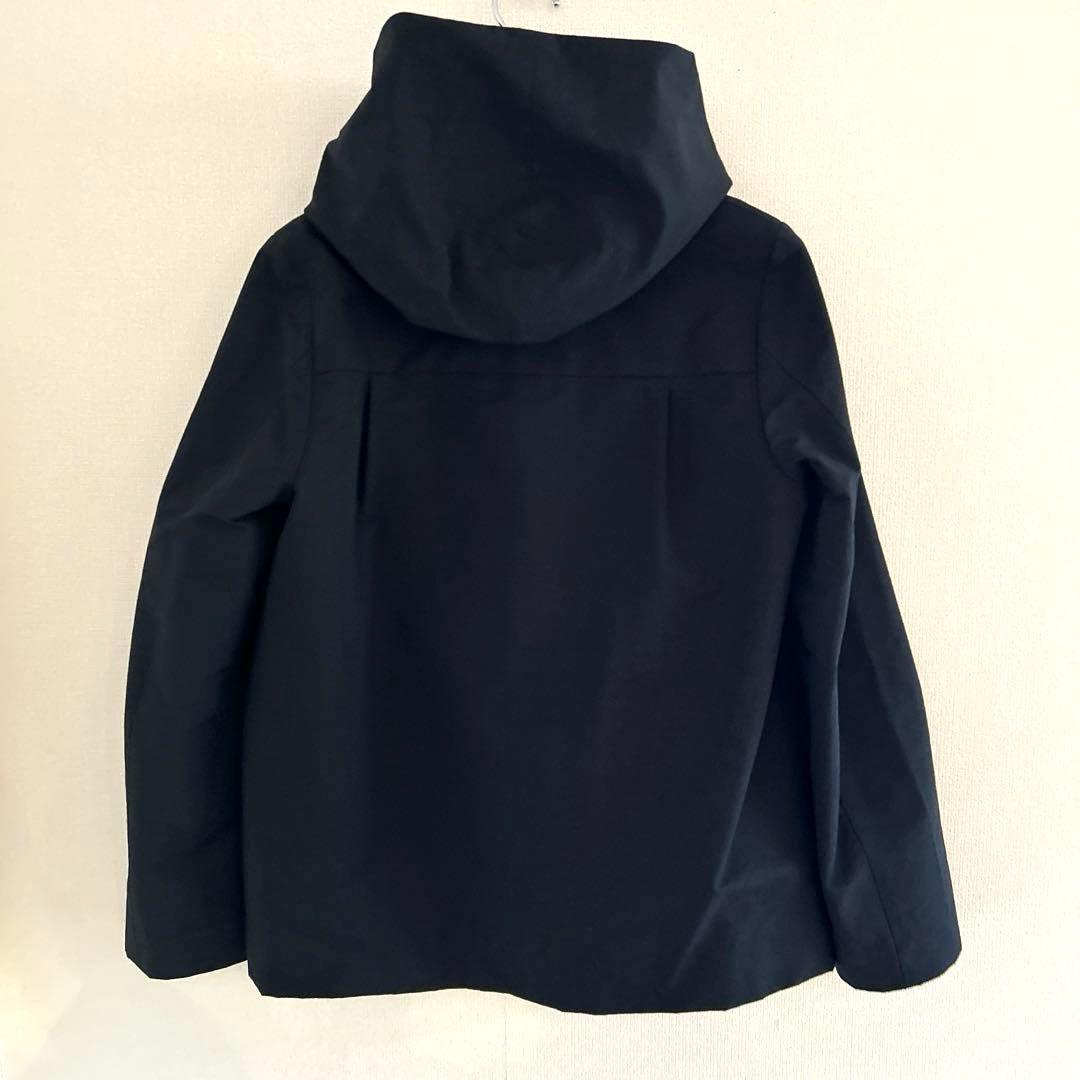 JOURNAL STANDARD グログランフードショートコート　M ブラック系