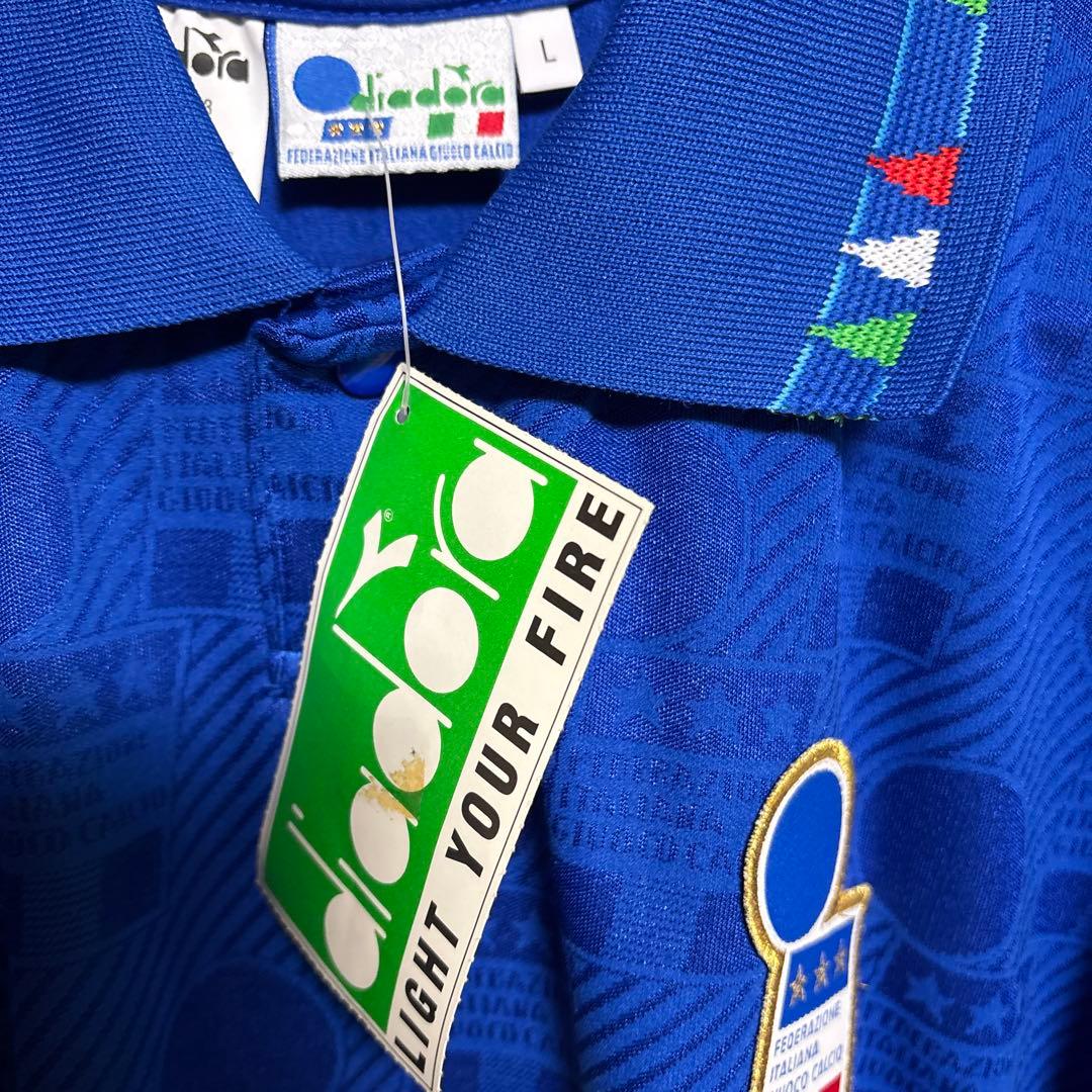 サッカーユニフォーム　イタリア代表　ロベルトバッジョ　1994 Lサイズ