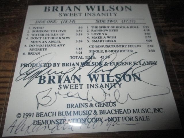 beach boys brian wilson (RARE SET!! 送料込）
