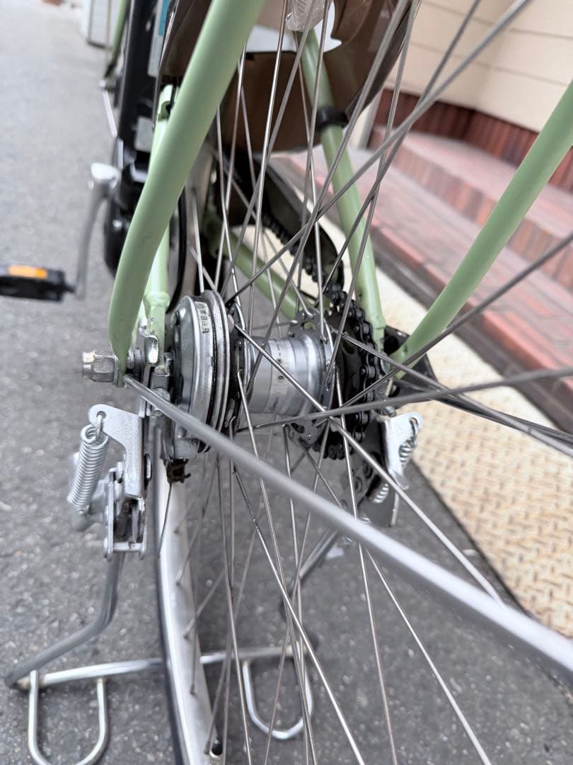 大阪府　ヤマハ　電動アシスト自転車 ミントグリーン