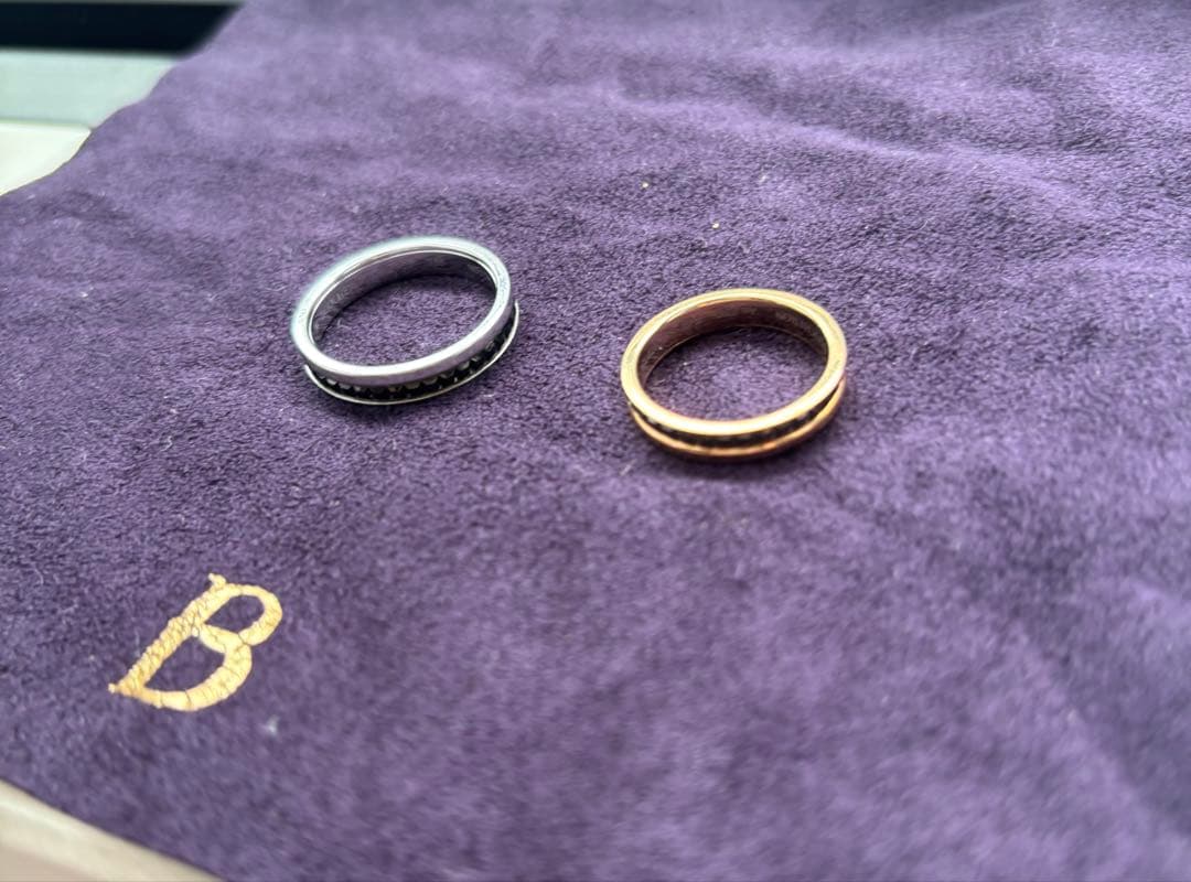 ブシュロン　キャトルリングセット　私的刻印あり