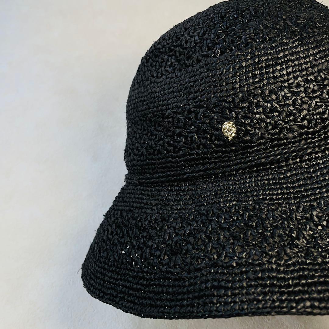 美品✴︎ヘレンカミンスキー juliet8 ジュリエット ブラック 黒 麦わら帽子