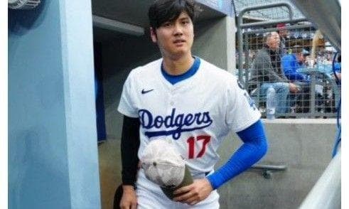 大谷翔平着用ドジャース Armed Forces Day59FIFTY7₋3/8