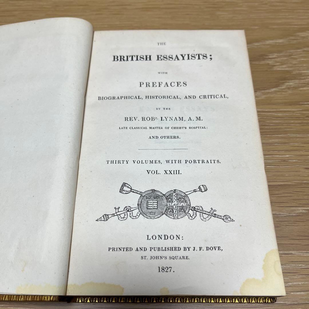 洋書 The British Essayists Volume 23