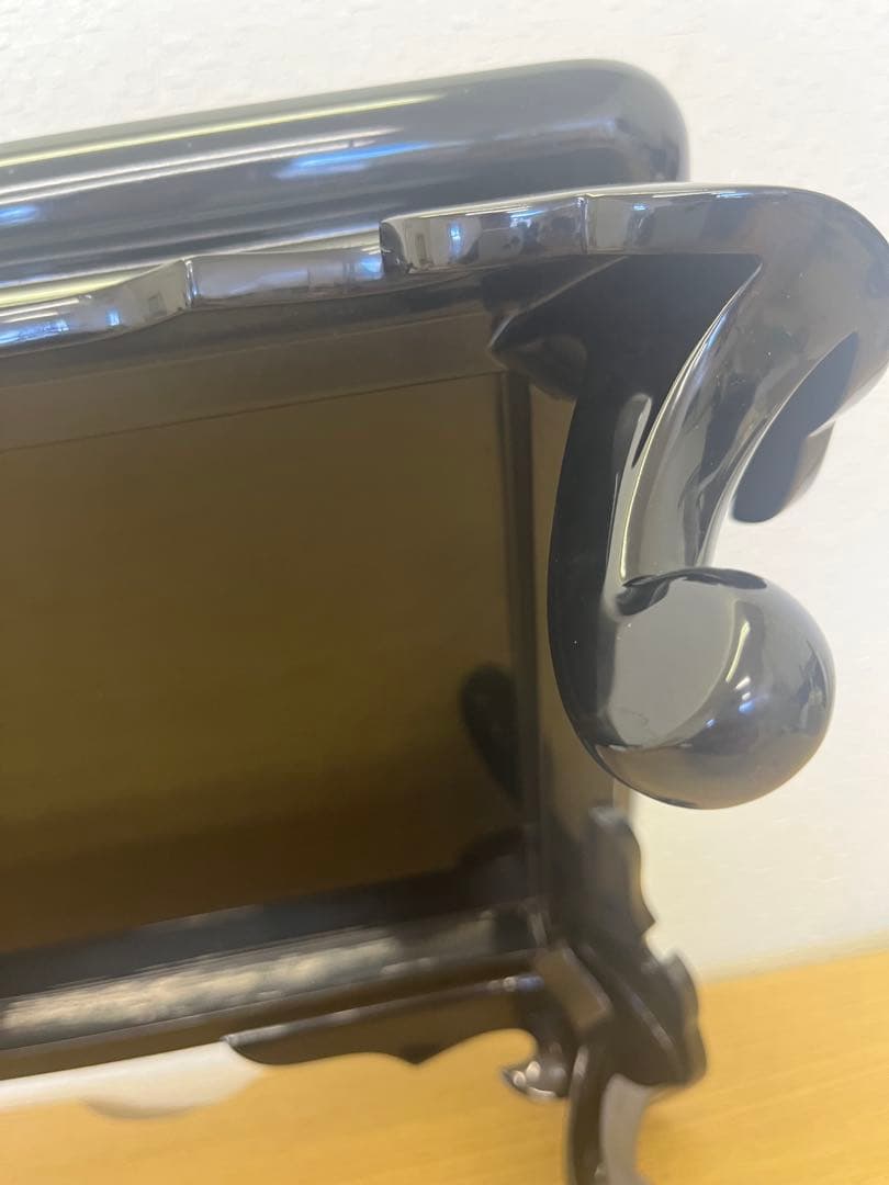 【新品　未使用品】花台　輪島塗　猫足型　高級　飾り台　盆栽台 台座 和室