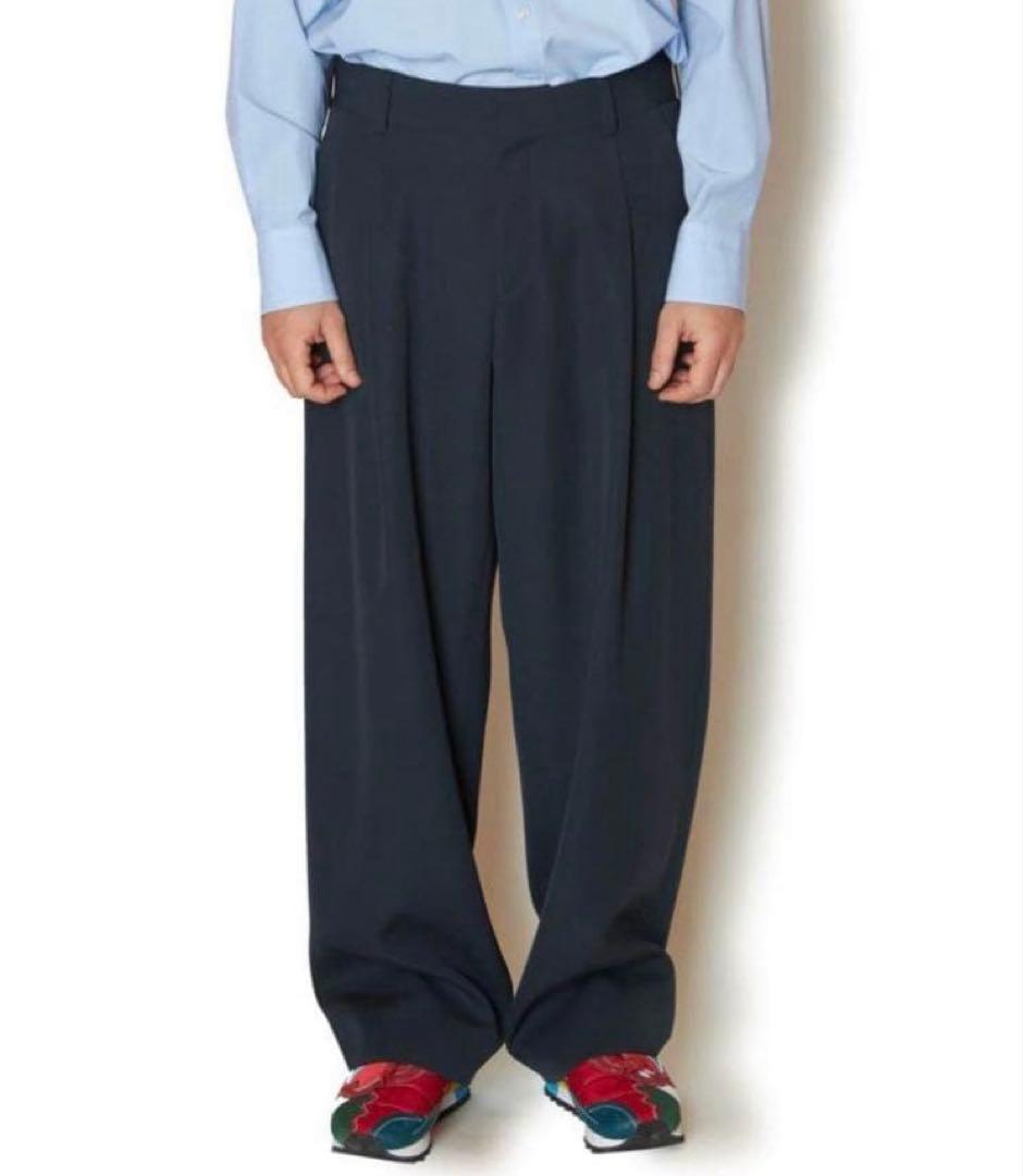 【超美品】kolor 21AW ワイドパンツ スラックス 3