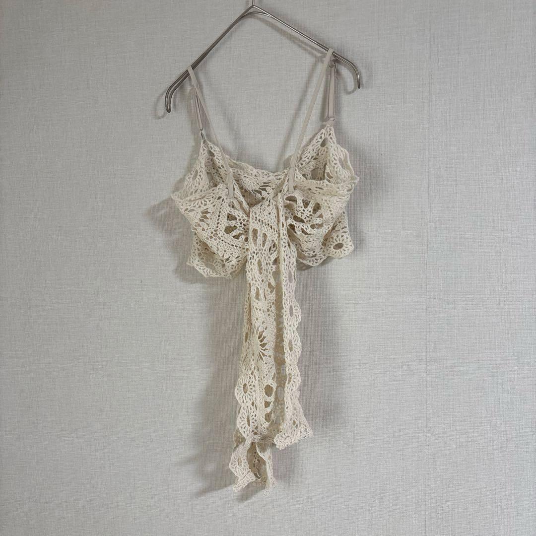 mystic 2点SET クロシェ トップス ビスチェ 春