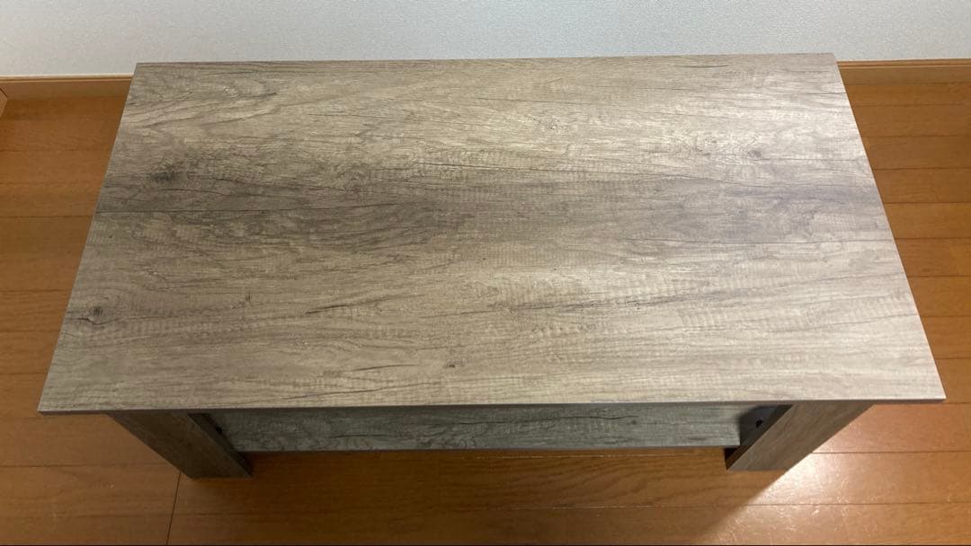 2024年購入　送料無料　ローテーブル リフティングテーブル　木製　天板 昇降式