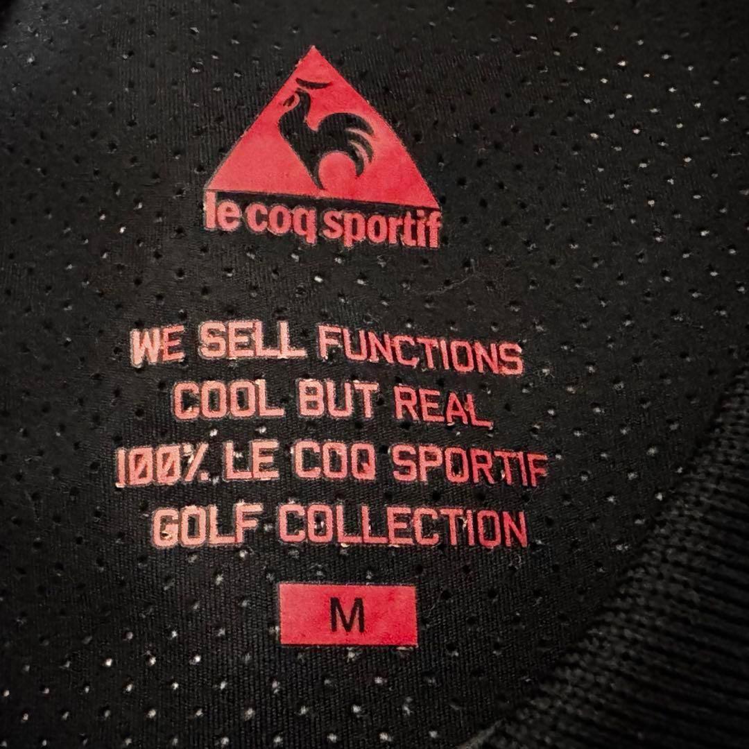 le coq sportif golf ルコック 半袖 ポロシャツ ブラック M