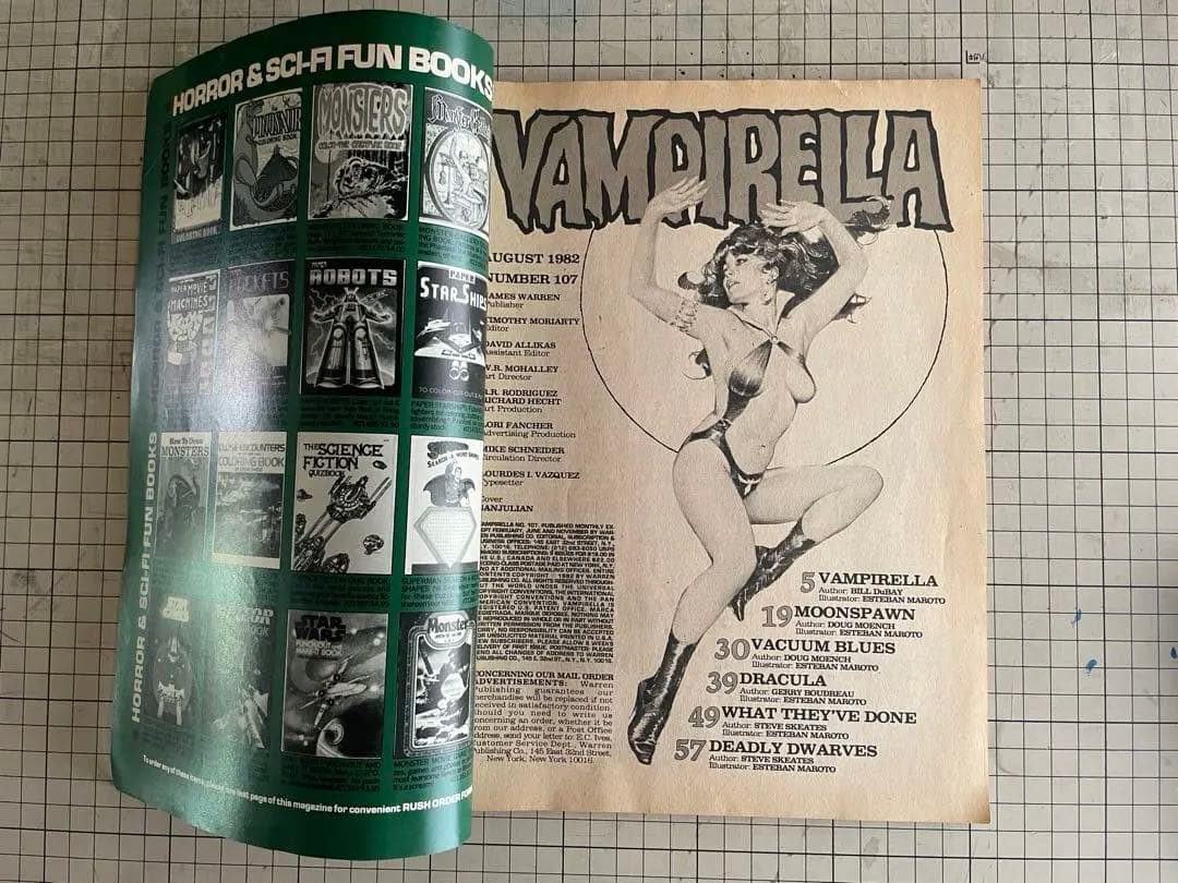 少年漫画 Vampirella #107 August 1982, Warren