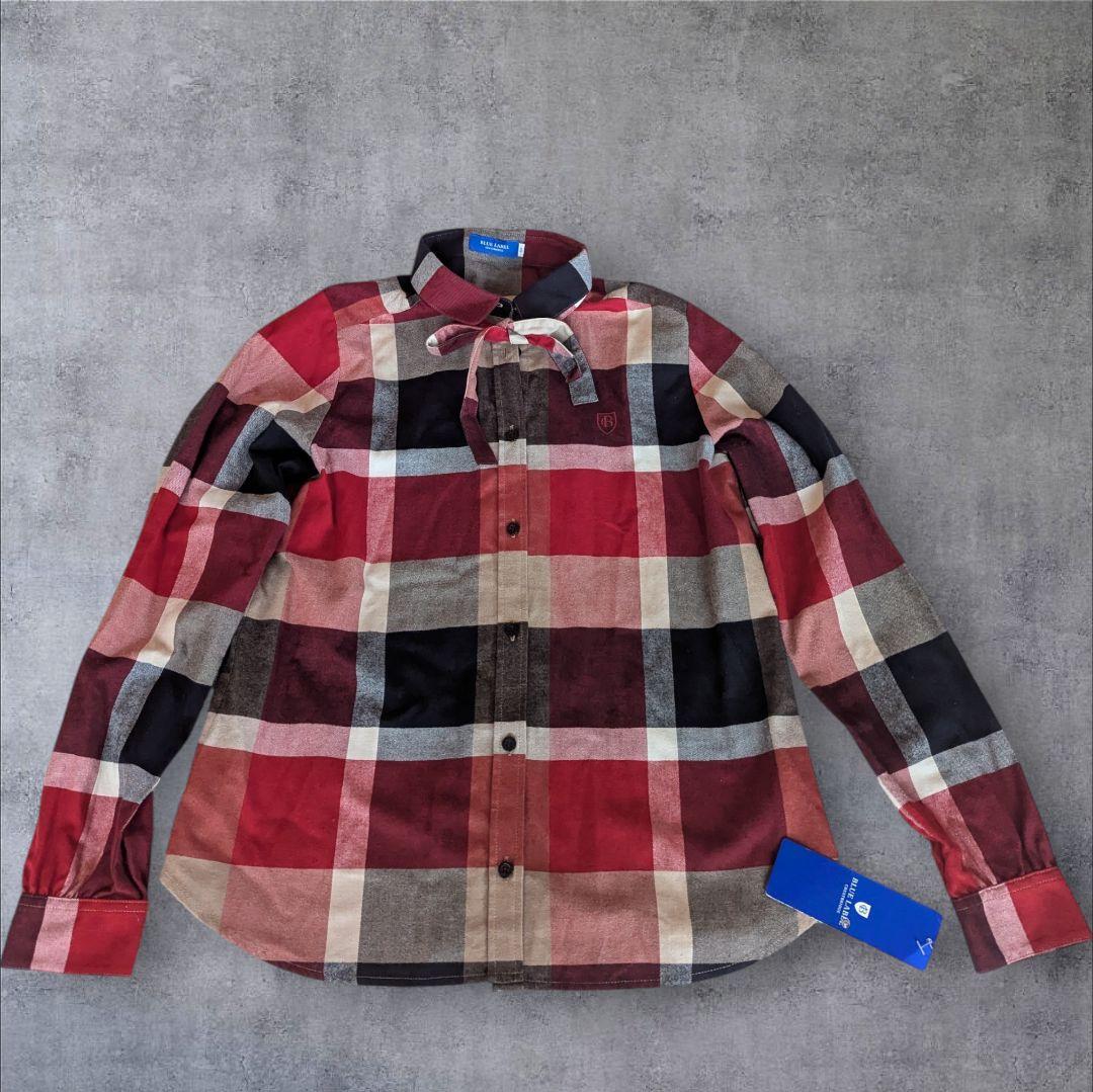 BLUE LABEL CRESTBRIDGE リボン付き長袖シャツサイズ40