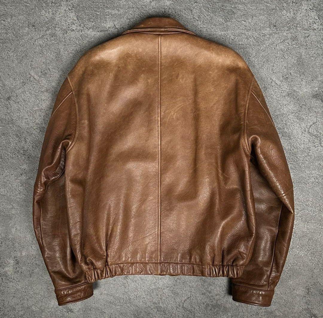 ARGYLE CLUB 80s ビンテージ レザー ジャケット アーガイルクラブ