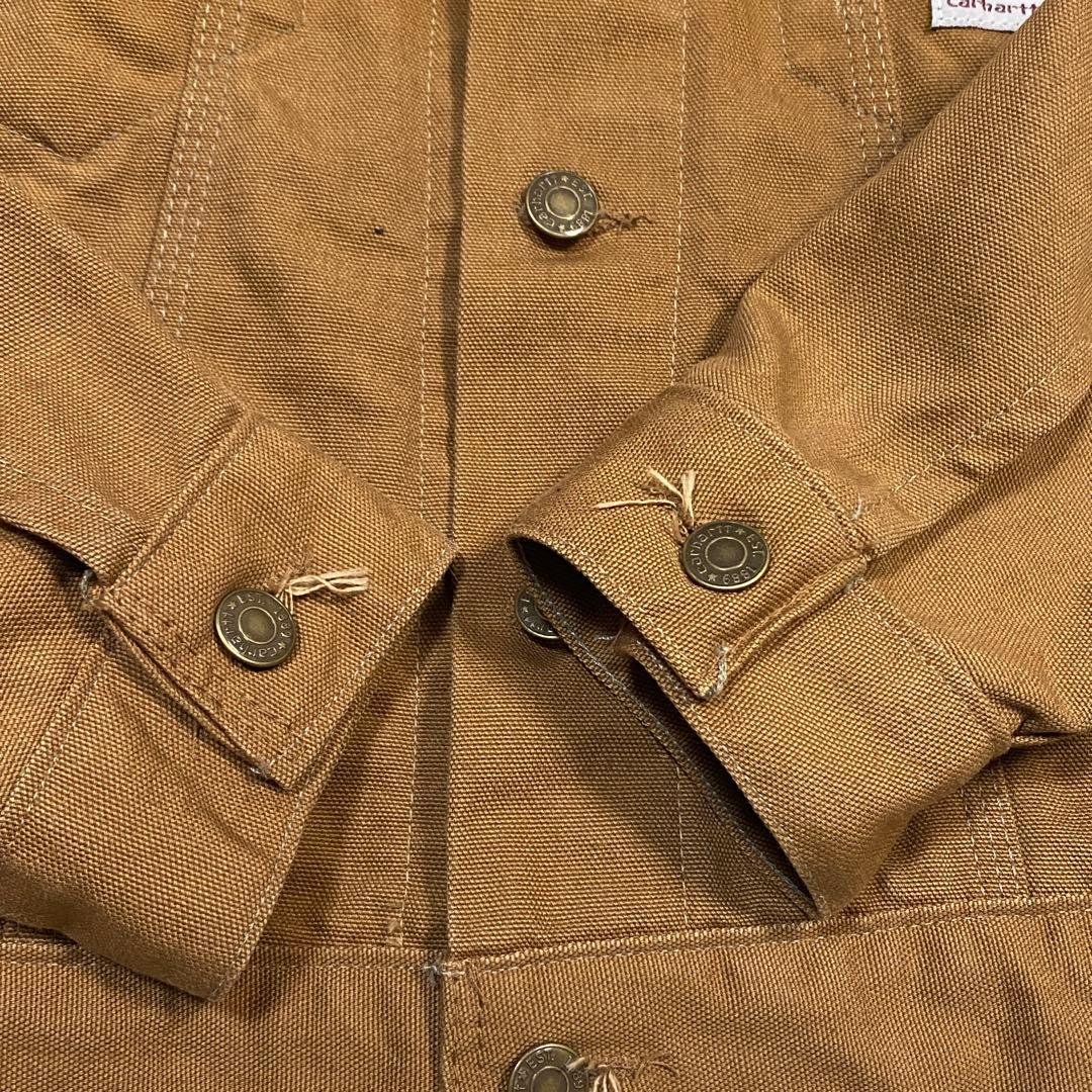 【USA製】90's 星タグ　カーハート　ダックトラッカージャケット