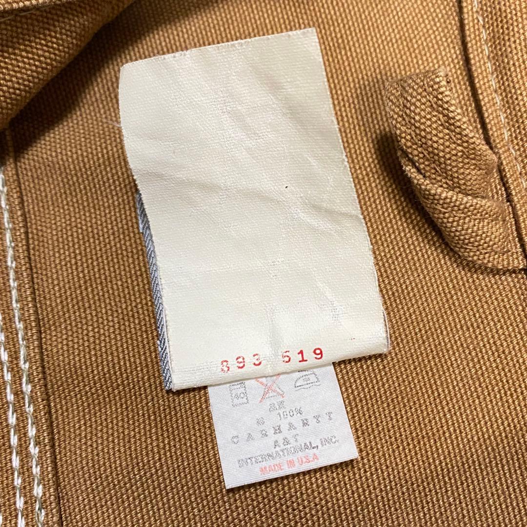 【USA製】90's 星タグ　カーハート　ダックトラッカージャケット