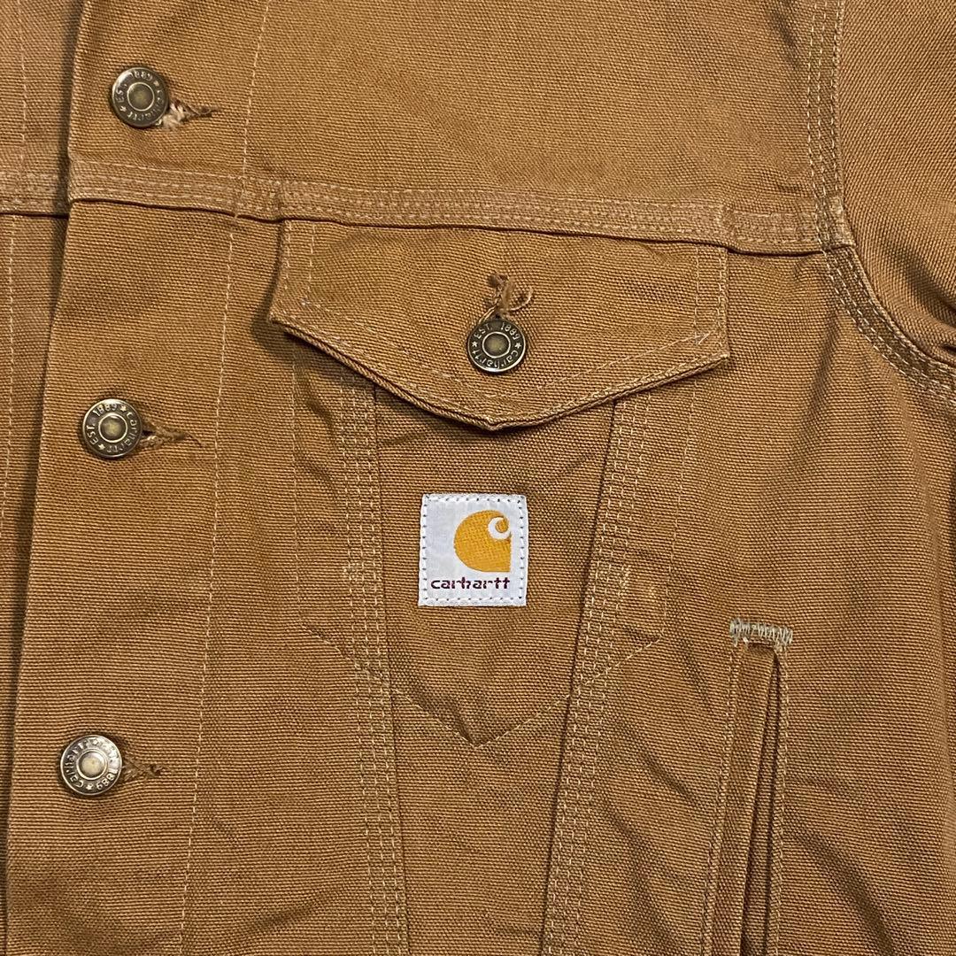 【USA製】90's 星タグ　カーハート　ダックトラッカージャケット