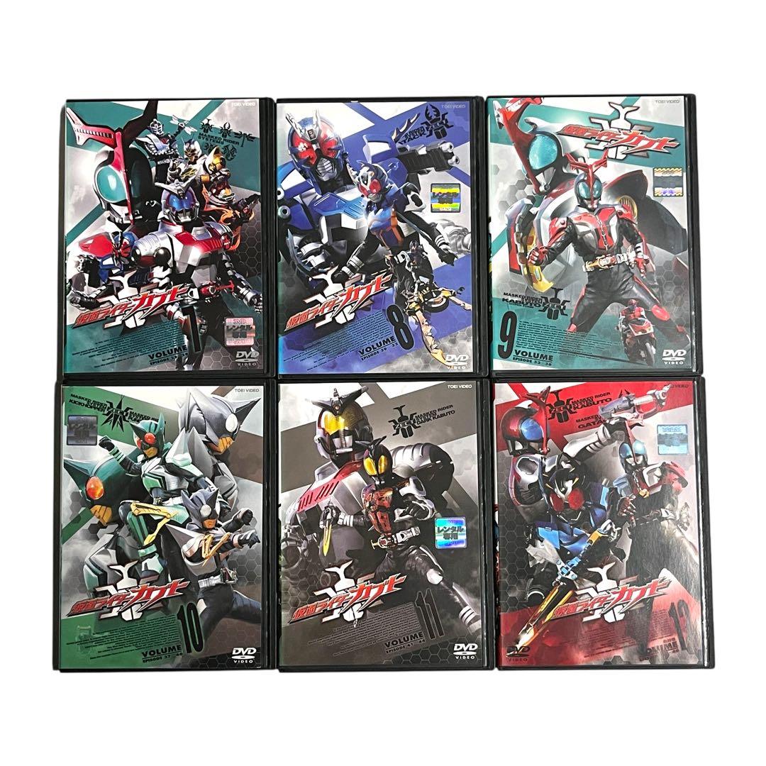 新品ケースDVD 「 仮面ライダーカブト」 全12巻+SP/劇場版付 豪華セット