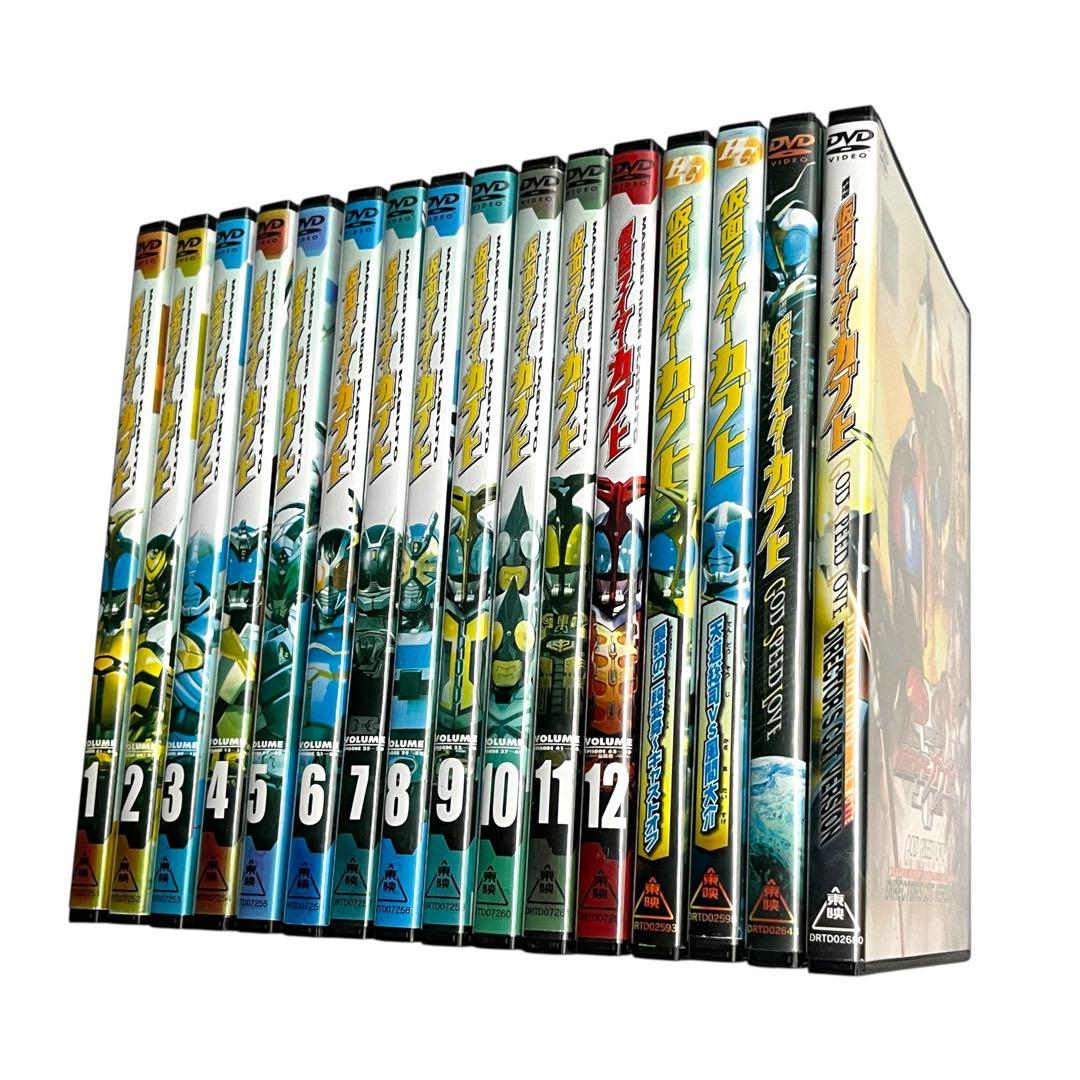新品ケースDVD 「 仮面ライダーカブト」 全12巻+SP/劇場版付 豪華セット
