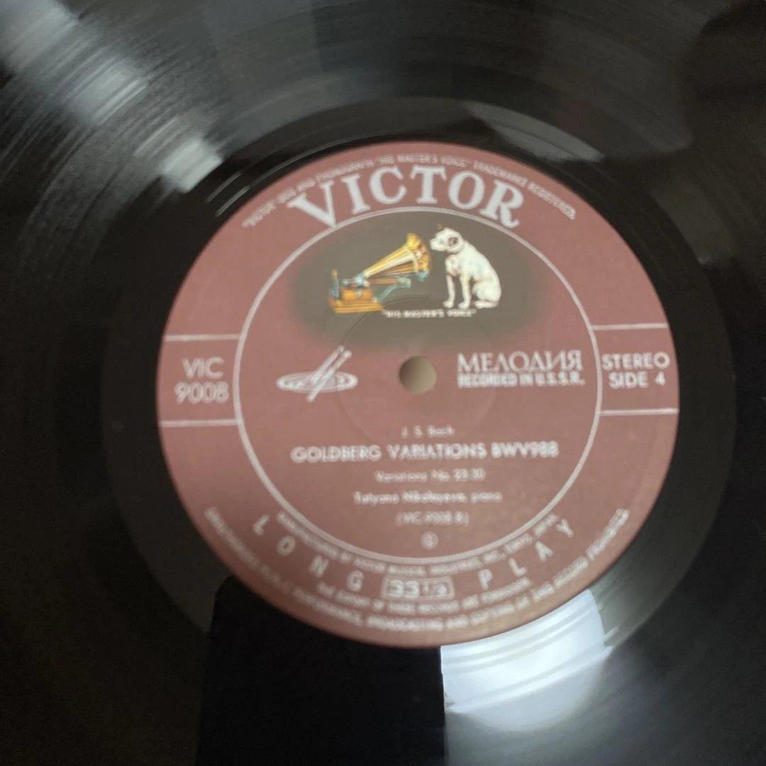 タチアナ　ニコラーエワ　ピアノ2枚組　j.sバッハ　ゴールドベルク変奏曲
