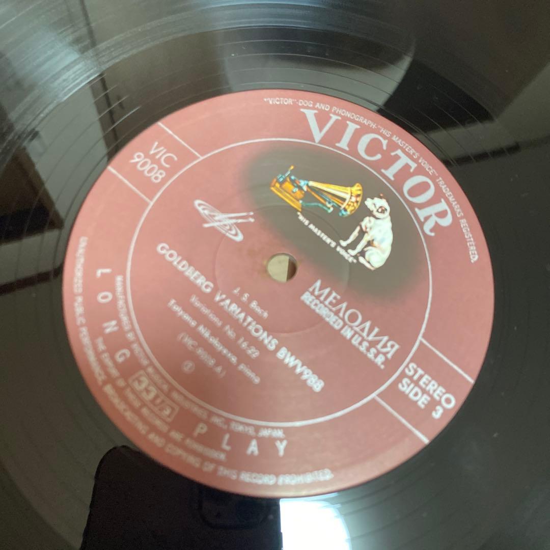 タチアナ　ニコラーエワ　ピアノ2枚組　j.sバッハ　ゴールドベルク変奏曲