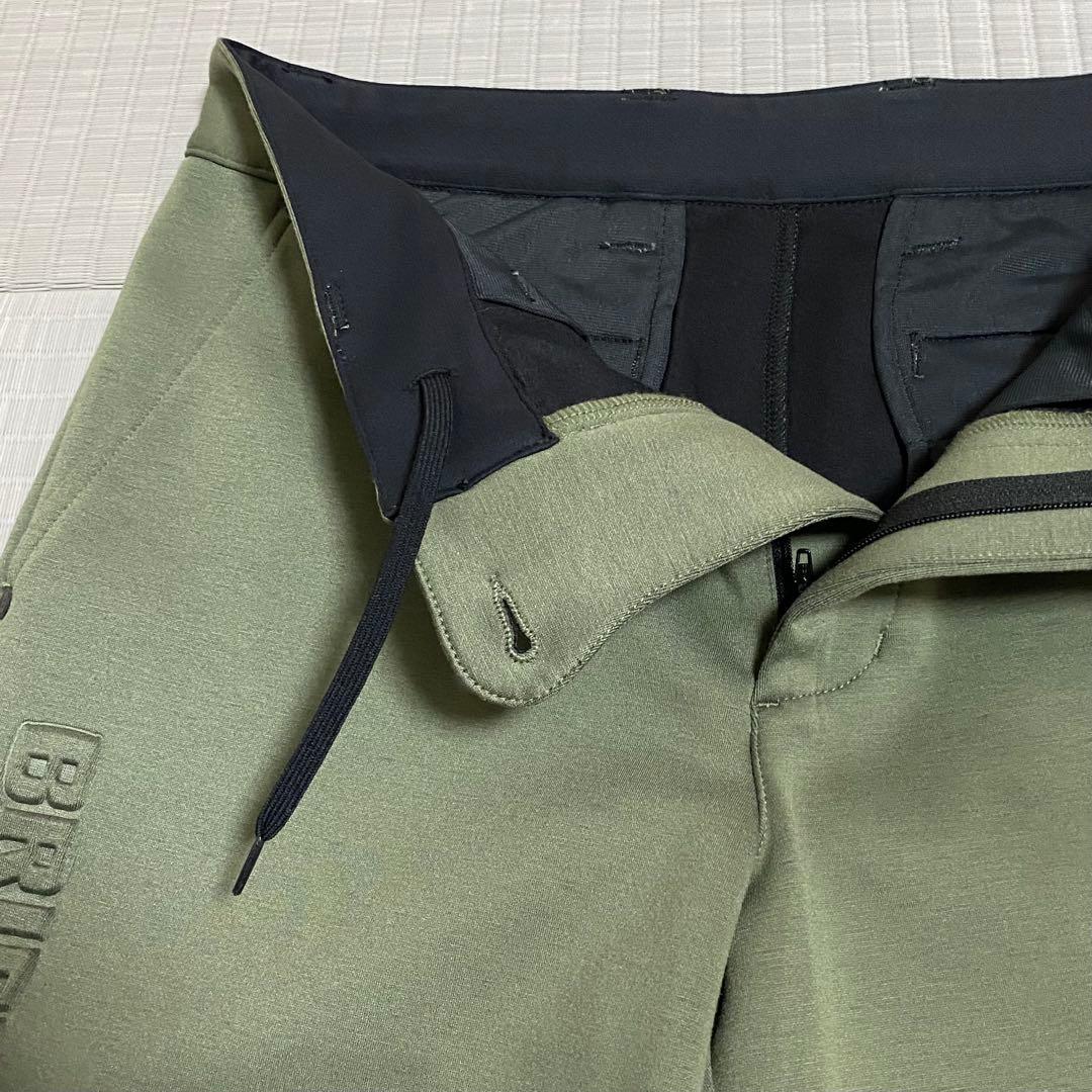 ブリーフィングゴルフ ウォーム 3D ロゴ ジョガーパンツ アーミーグリーン S