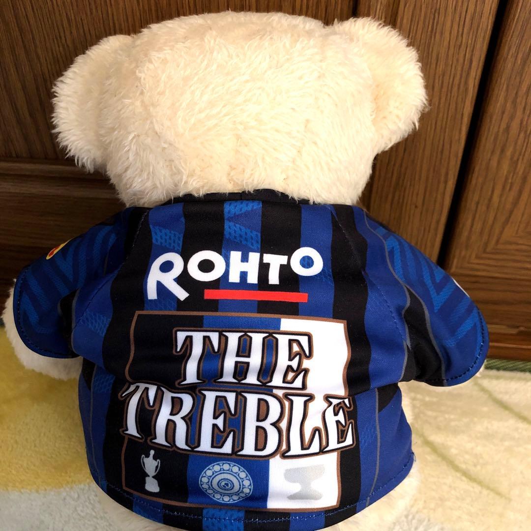 ガンバ大阪三冠達成記念テディベア！２５㎝自立座り可能！国内市場完全完売✨最終出品