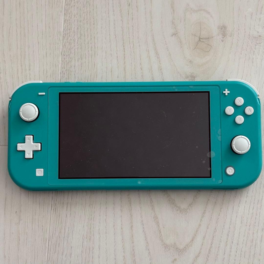Nintendo Switch Lite ターコイズ 充電器・ケース付き、箱付き