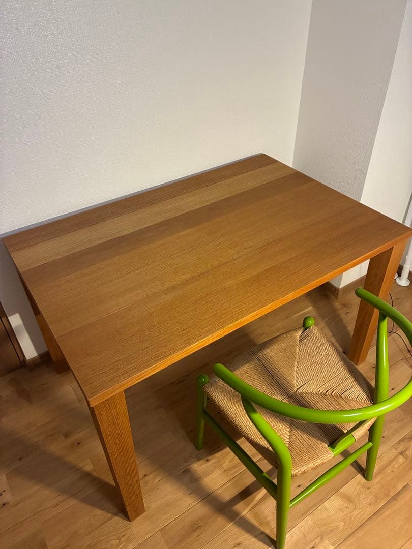 飛騨産業 オーダー テーブル 侭　オーク材　オイル仕上げ　幅120奥行80