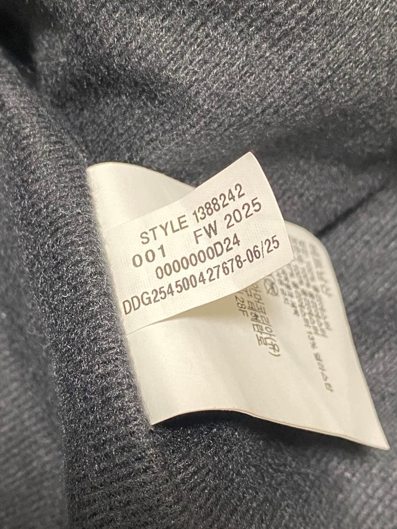 アンダーアーマー　ロング ベンチコート　ジャケット　1388242 2025 黒