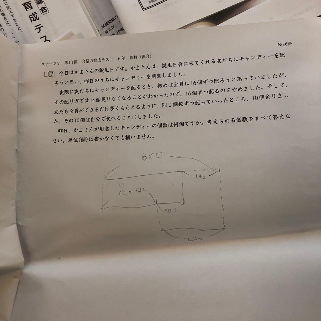 【2025年入試】日能研 公開模試 6年 前期後期フルセット　2024年4教科