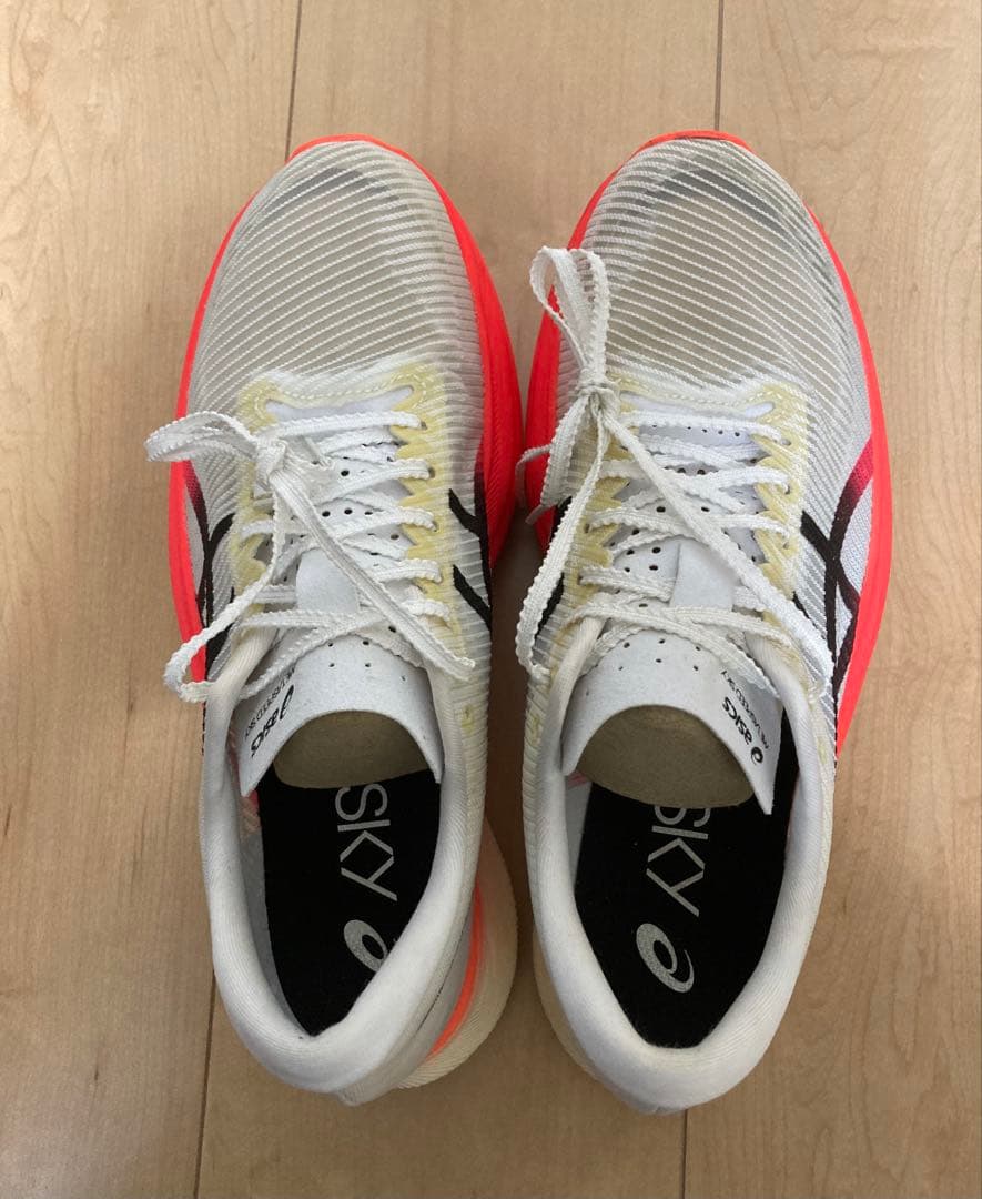 makoo アシックス メタスピードスカイプラス 25.5 美品