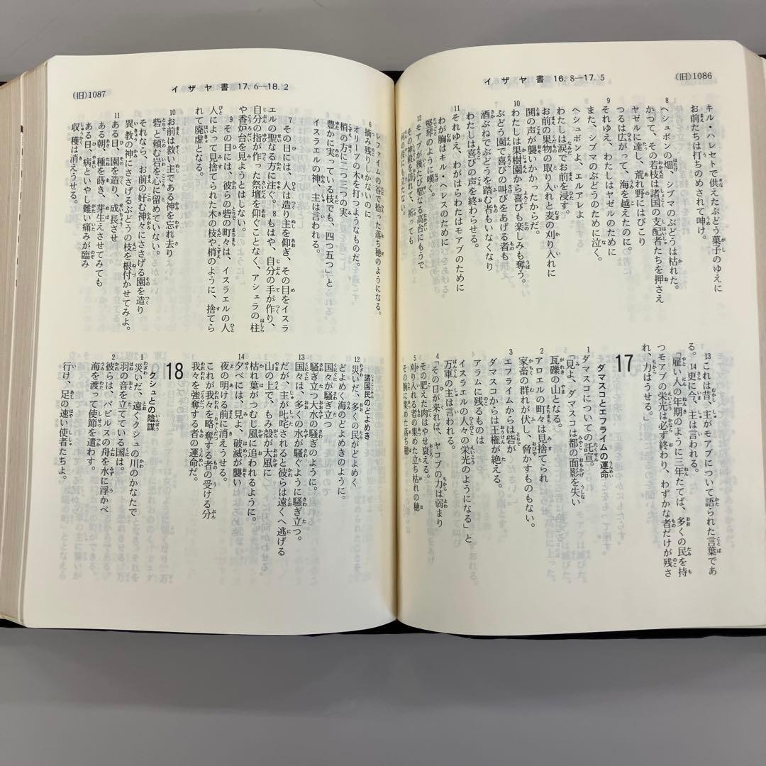 新共同訳聖書　大型 三方金　本革　旧約聖書続編つき　値下げ　定価19740円
