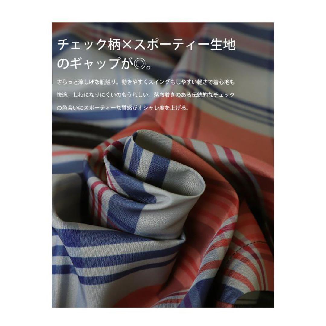 美品＊ANTIQUA GOLF × STCH＊チェック柄ハーフパンツユニセックス